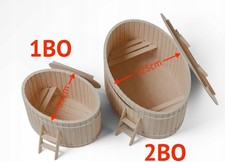 Natural Wood Ice Bath Tub