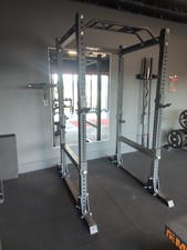 Mirafit M4 Flat Foot Power Rack 230 x 91cm With Attachments.