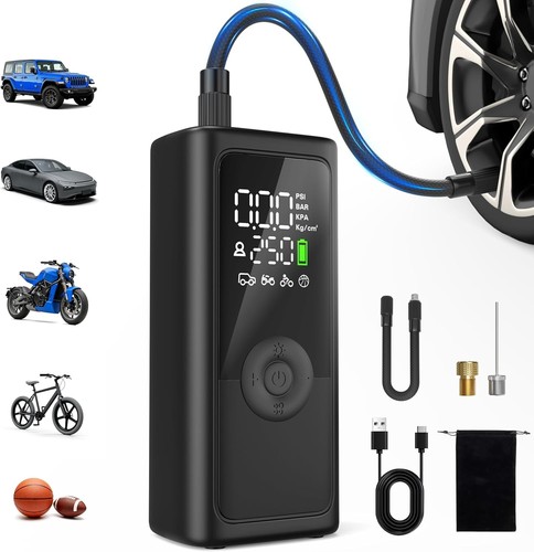Car tyre inflator - car,
