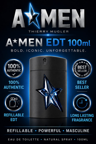 Mugler men rubber flask - a*men,
