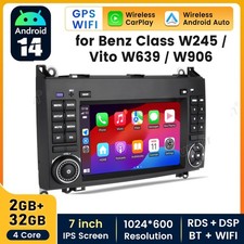 Android 14 For MERCEDES-BENZ Sprinter W906 2006-2017 Car Radio Carplay GPS DAB+