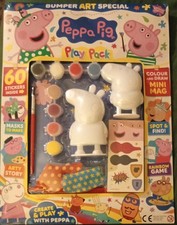 PEPPA PIG PLAY PACK MAGAZINE - ISSUE NO.197 BUMPER ART SPECIAL - BRAND NEW 2025!