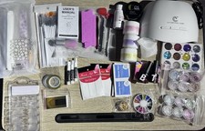 Poly Gel Nail Starter Kit with UV Lamp Nail Polish Set with Extensions