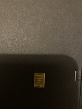 Heraeus German 999.9 Fine Bullion Gold Bar 24ct 1 gram gold bar