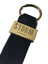 STORM WATCHES KEYRING RARE Storm London Promo Advertising Leather Keyring 1990s