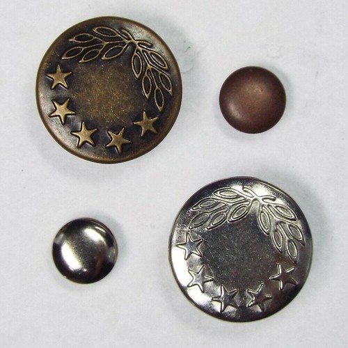 Jean buttons rivets brass - buttons,