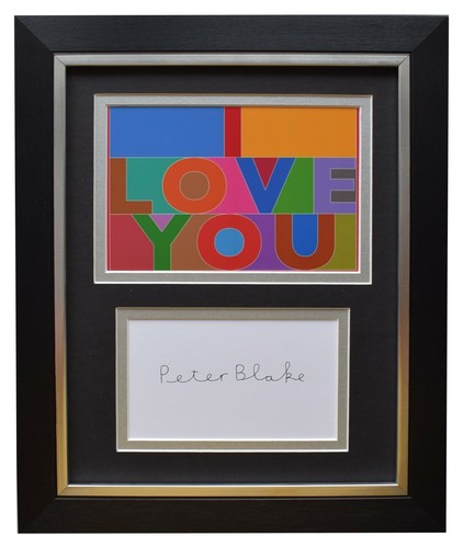 Peter blake signed 10x8 - blake,