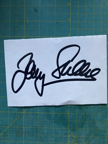 Barry sheene autograph black - sheene,