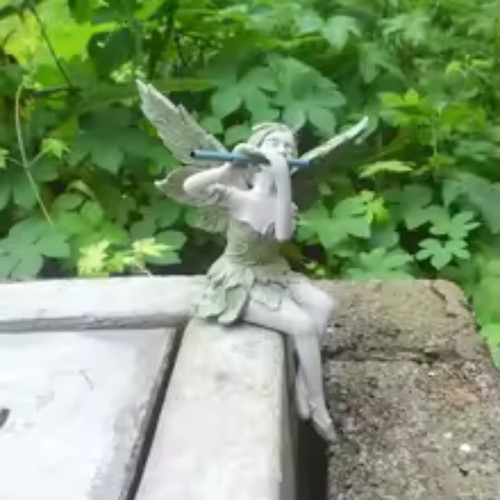 Flower fairy resin - flower, statue