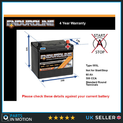 Battery fits hyundai ix35 ix20 - battery,