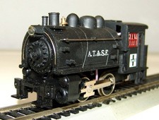 HO LIFE-LIKE ATSF 0-4-0  TANK