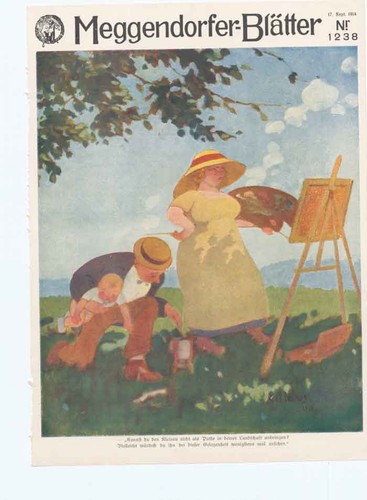 Original old antique - antique, print
