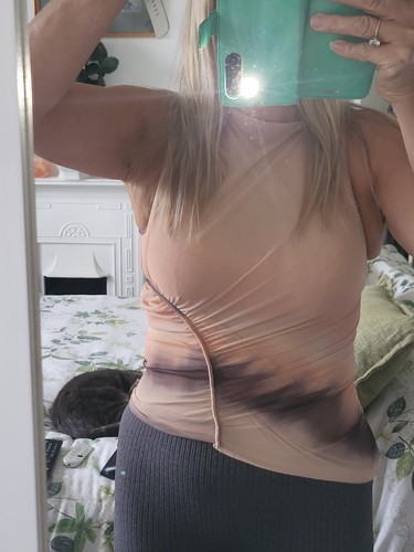 Ladies zara sheer - sheer, ruched