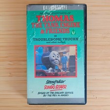 Thomas The Tank Engine And Friends VHS Troublesome Trucks vintage Ringo Starr