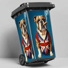 Wheelie Bin Sticker Union Jack
