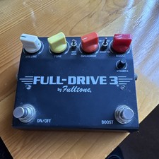 Fulltone Full Drive 3 Overdrive Pedal Colour Knob Version