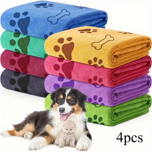 Pet towels 4pcs quick - pet,