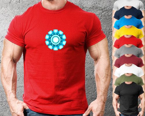 Arc reactor gym shirt mens - reactor,