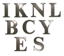 Letters Large Individual 9 Different Letter Wall Hanging Sign TV Stage Prop 29cm