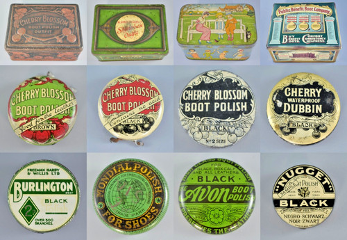 Vintage shoe boot polish - vintage,