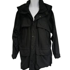 Karrimor Enforcer Coat Tactical Waterproof Jacket Black Hooded Outdoor Security