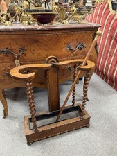 Victorian oak stick umbrella - oak,