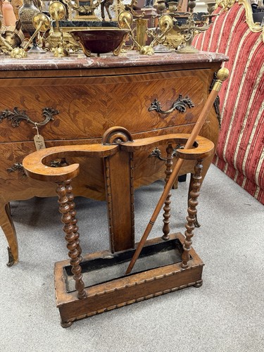 Victorian oak stick - victorian,