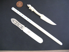 Antique letter openers x 3