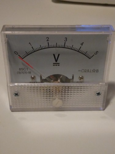 Fine tuning dial - dc, v
