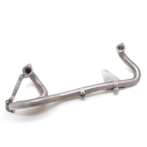 Stainless steel front exhaust - stainless,