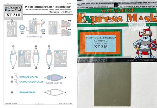 Eduard masks p 47d - eduard, 1/48