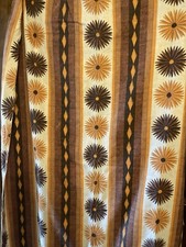 VINTAGE 1970'S  HAND MADE PAIR OF CURTAINS