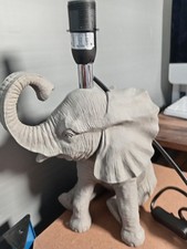 Elephant table lamp resin - elephant,