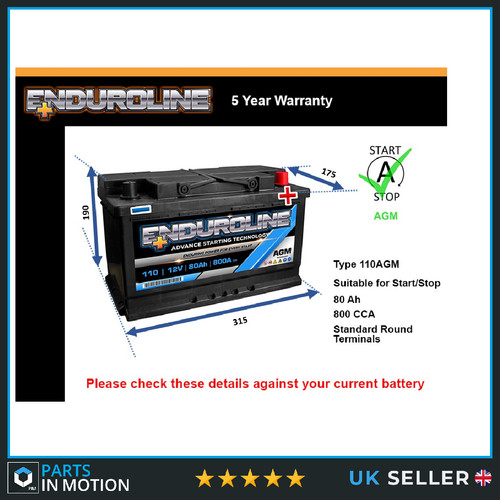 Agm battery fits - jaguar, s