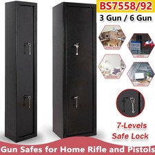 3/6 Gun Cabinet Grey Extra