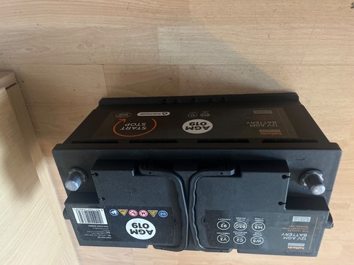 12v agm battery start - agm, stop