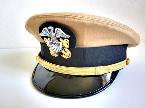 Ww2 navy officers peak cap - officers,
