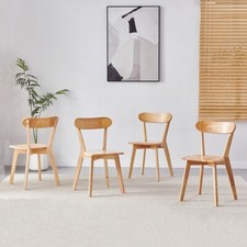 4pcs Solid Wood Dining Chairs
