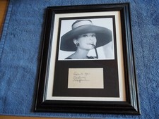 AUDREY HEPBURN Signed/Auto