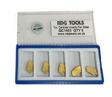 3MM INDEXABLE PARTING TIPS SET OF 5 FOR PARTING TOOLS 3MM WIDE RDGTOOLS