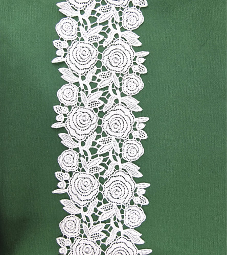 Lace trim guipure pat - trim,,