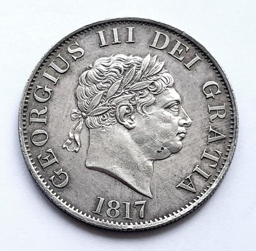 George iii silver half crown - half,
