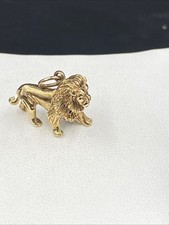 9ct Gold Lion Charm