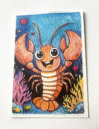 Hand painted original aceo - painted,