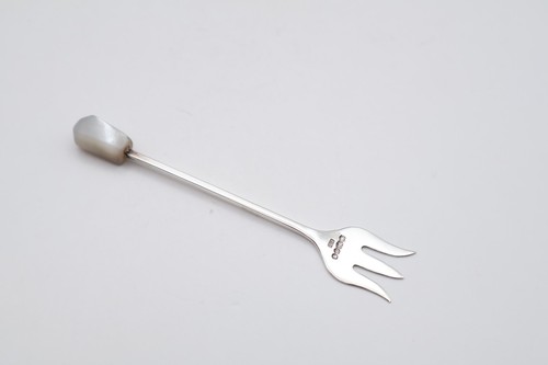 Antique sterling silver pickle - antique,