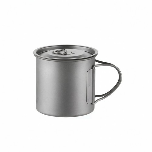 Titanium mug with lid - mug,