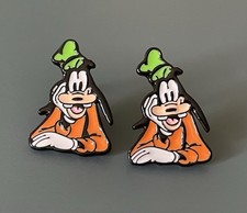 Cute Disney Goofy Mickey Mouse Friends Enamel Metal Stud  Earrings -New In Pouch