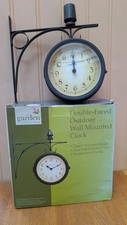 Double-Faced Outdoor Wall Mounted Clock
