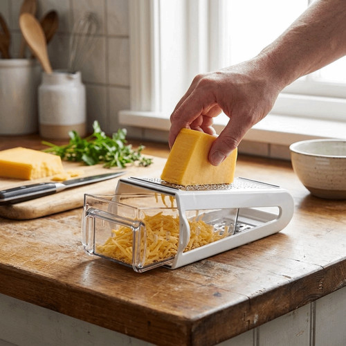 Stainless steel cheese - cheese, grater