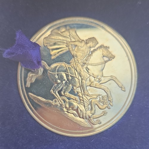Solid nickel silver medal - solid,